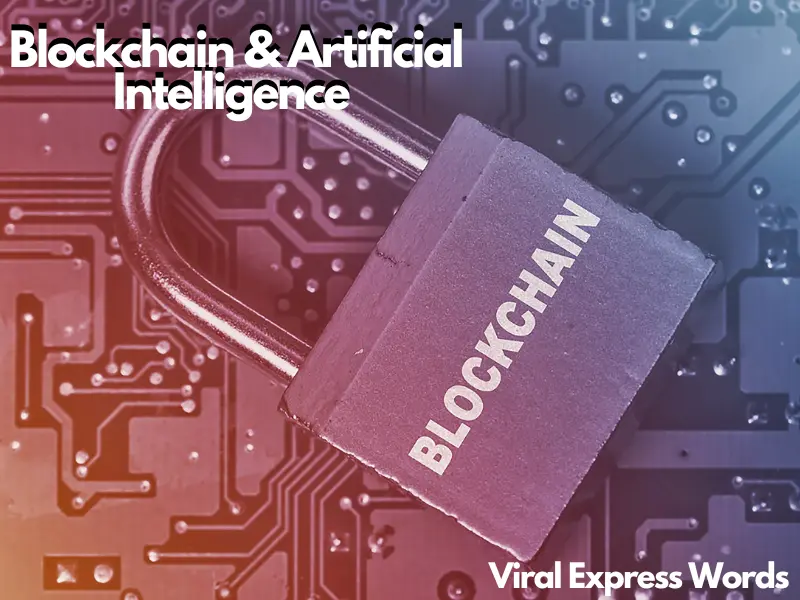 "Image: Illustration of blockchain and artificial intelligence merging."